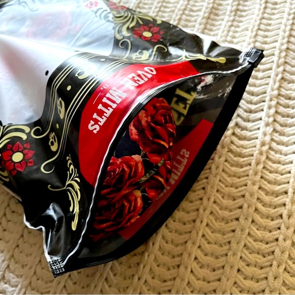 🌹Skulls & Roses Red Black Moody Cotton Printed Halloween Kitchen Oven Mitts🌹 - Picture 15 of 15